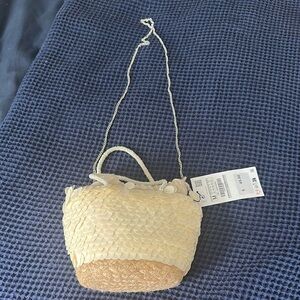 Elegant Cream and Tan Women's Bag